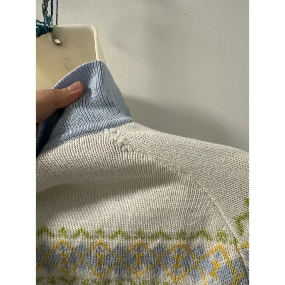 90s Y2K Liz Claiborne pastel sweater